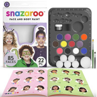 Набір фарб для гриму Snazaroo Ultimate Party Pack, 12 фарб, 1 глітер, 2 пензлі, 6 спонжів