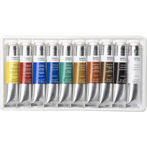Набор масляных красок в тубах Winsor Newton Winton Oil Colour Tube Set, 10х21 мл