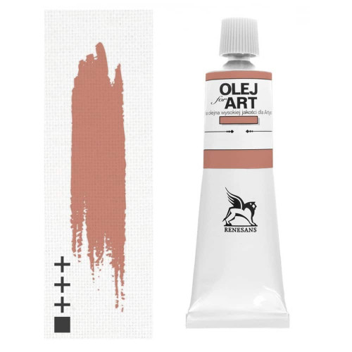 Олійна фарба №58 Червоний тілесний Renesans For Art, 60 мл