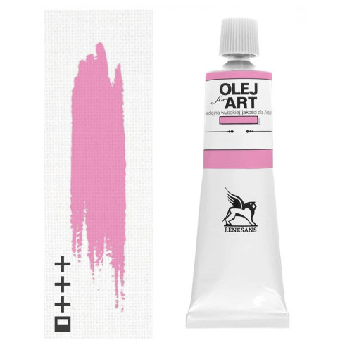 Олійна фарба №61 Яскравий рожевий Renesans For Art, 60 мл
