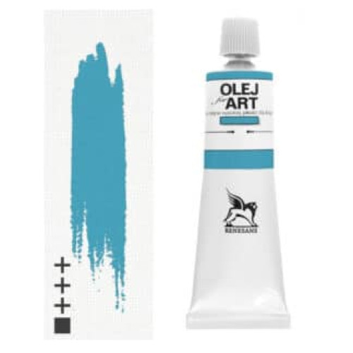 Олійна фарба №64 Бірюза Renesans For Art, 60 мл