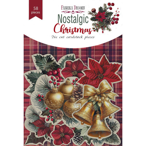 Набір висічок, колекція Nostalgic Christmas, 58 шт
