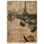 Лист крафт бумаги с рисунком Vintage Europe №2, 42x29,7 см
