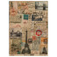 Лист крафт бумаги с рисунком Vintage Europe №5, 42x29,7 см