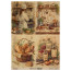 Аркуш крафт паперу з малюнком Cooking delights №8, 42x29,7 см