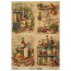 Аркуш крафт паперу з малюнком Cooking delights №9, 42x29,7 см