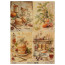 Аркуш крафт паперу з малюнком Cooking delights №10, 42x29,7 см