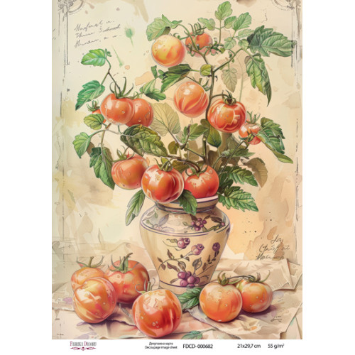 Декупажна картка №0682, 21x29,7 см