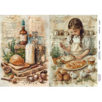 Декупажная карта №0691, 21x29,7 см