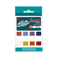 Набір пластики Space, 12х20г, Jam Clay, ROSA Talent