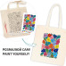 Набор эко-сумка раскраска Funny Flowers, хлопок 220 г/м2, 38х42 см, ROSA Talent