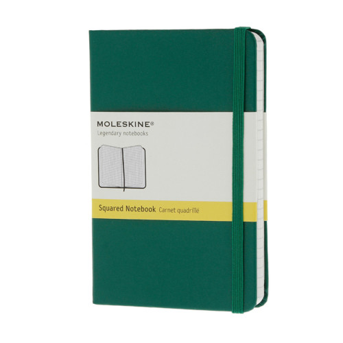 Блокнот кишеньковий Зелений Moleskine Classic 192 сторінки в клітку, 9х14 см