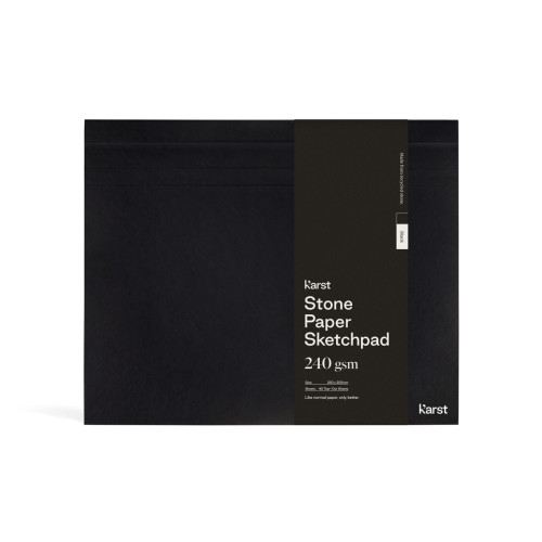 Записник для нарисів Чорна Karst Sketchpad 25x20,5 см