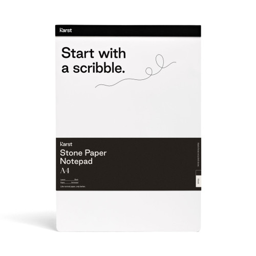 Записник Чорний Karst Notepad A4 / Нелінований Чорний (754169024871)