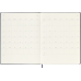 Еженедельник датированный Moleskine 2025 Сапфир, 19х25 см, в твердой обложке, 144 стр