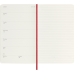 Тижневик датований Moleskine 2025 Червоний, 13х21 см, в м'якій обкладинці, 144 стор.