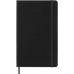 Тижневик вертикальний в лінію чорний Moleskine 2025 PRO, 13х21 см, в твердій обкладинці, 288 стор.