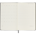 Тижневик вертикальний в лінію чорний Moleskine 2025 PRO, 13х21 см, в твердій обкладинці, 288 стор.