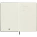 Тижневик вертикальний в лінію чорний Moleskine 2025 PRO, 13х21 см, в твердій обкладинці, 288 стор.