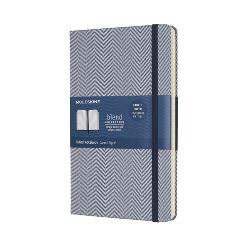 Блокнот Moleskine Limited Blend 17 середній 13х21 см, 240 сторінок у лінійку в тканинній обкладинці