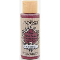 Фарба для тканини Бордова №638 Bordeaux, Style Matt Fabric Cadence, 59 мл