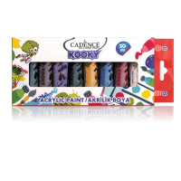 Набор акриловых красок Kooky Acrylic Paint Cadence, 8 шт по 20 мл