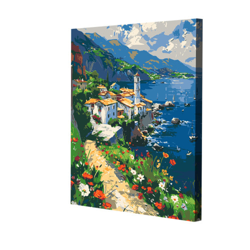 Картина по номерам Riviera Blanca Белый берег 40x50 см (RB-0935)