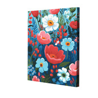 Картина за номерами Riviera Blanca Квіткові аплікації 40x50 см (RB-0937)