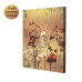 Комплект картин по номерам с красками металиками Flowers in gold (ITR-085) 2 шт в наборе