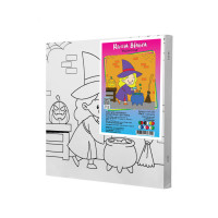 Набір для розпису за контуром Riviera Blanca Відьмочка 25x25 см (КА-163)