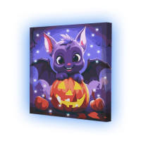 Картина со светодиодной подсветкой по номерам Riviera Blanca Летучая мышь вночи 25x25 см (ГР1-022) Картина со светодиодной подсветкой по номерам Riviera Blanca Летучая мышь вночи 25x25 см (ГР1-022)