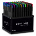 Ручка гелевая Pentonic стенд 100 шт, микс цветов 0,6; 0,7 ;1,0 мм LINC