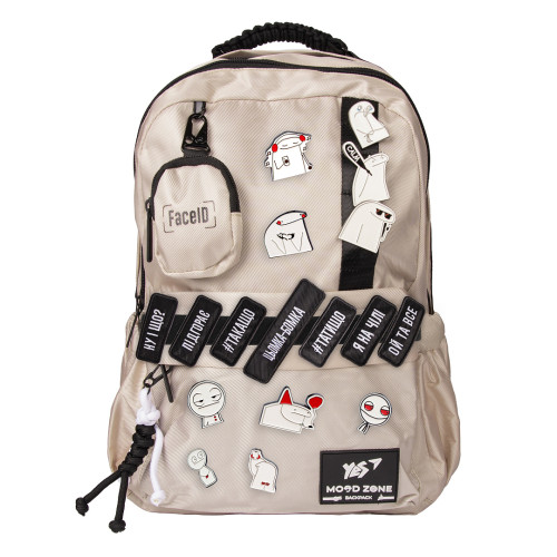 Рюкзак YES Emotions Ivory T-51