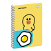 Блокнот YES 2в1 В5/В7 80/20 двойная спираль Line Friends Sally