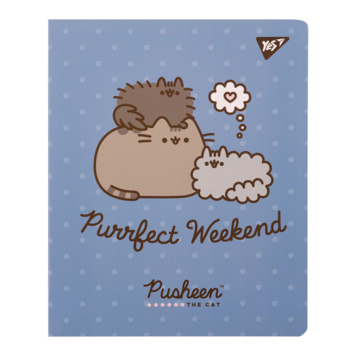 Блокнот на подвійній спіралі А5 Pusheen YES, 50 аркушів