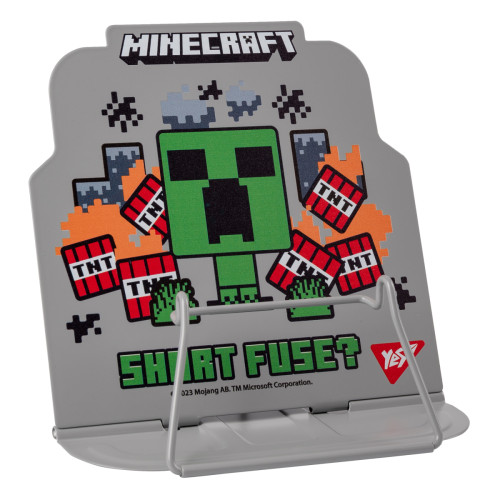 Підставка для книг фігурна YES Minecraft, метал з висіканням