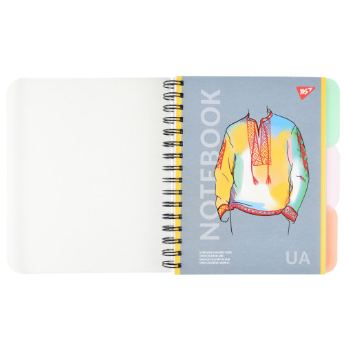Зошит для записів YES А5, 144 листи, пластикова обкладинка Notebook UA