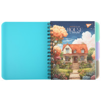 Зошит для записів YES А5, 144 листи, пластикова обкладинка Watercolor