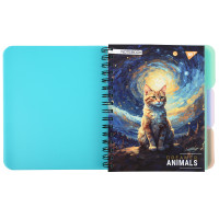 Тетрадь для записей YES А5, 144 листа, пластиковая обложка Dreamer animals