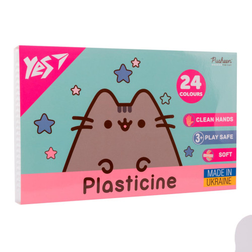 Пластилин Yes Pusheen 24 цветов 480 г