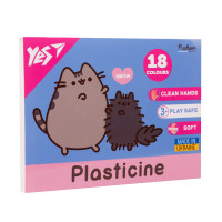 Пластилин Yes Pusheen 18 цветов 360 г