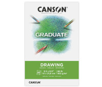 Альбом для ескізів Graduate Dessin Light grain 160 г, 14,8x21 см - A5, 30 аркушів, Canson