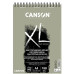 Альбом для ескізів на спіралі XL Sand Grain 160 г, 21x29,7 см - A4, 40 аркушів, Canson, Grey