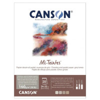 Альбом для пастели Mi-Teintes 160 г, Grey tones 24x32 см, 20 листов, Canson