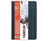 Блокнот Canson Graduate Sketch and Notes, твердый переплет, 90 г, 14,8x21 см, 184 листов, Dark blue