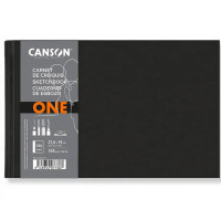 Блокнот для эскизов One Light grain Canson 100 г, 21,6x14 см - A5, 98 листов, Landscape