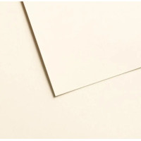 Бумага для пастели №601 Кремово-белый Cream white Mi-Teintes Velvet Canson, 430 г/м2, 50x65 см, 1 лист