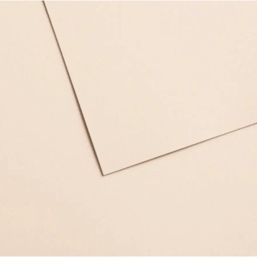 Папір для пастелі №602 Пудрово-бежевий Powder beige Mi-Teintes Velvet Canson, 430 г/м2, 50x65 см, 1 лист