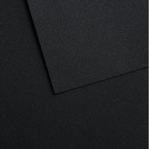 Папір для пастелі №607 Чорний Black Mi-Teintes Velvet Canson, 430 г/м2, 50x65 см, 1 лист