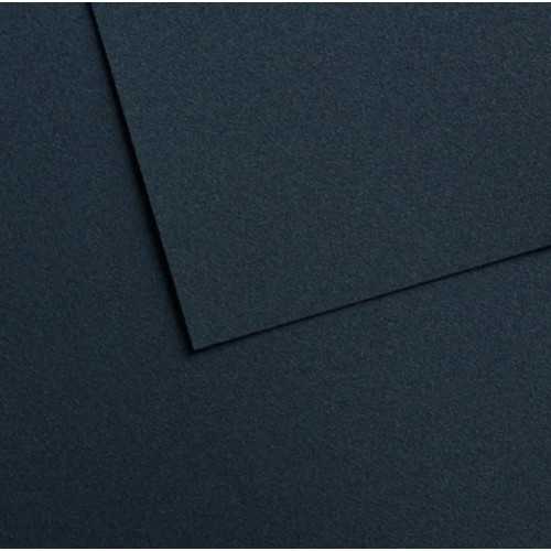 Папір для пастелі №609 Північний синій Midnight blue Mi-Teintes Velvet Canson, 430 г/м2, 50x65 см, 1 лист